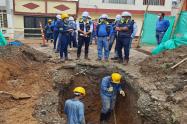 Cambio de redes de alcantarillado en las comunas 2, 9 y 12