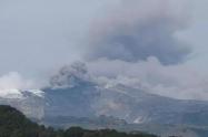 Continúa actividad del Volcán Nevado del Ruiz