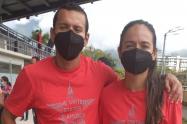 Michael Garcia y su esposa