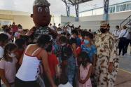 Mujer wayúu de las fuerzas militares 