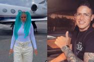 Karol G y James Rodríguez