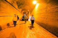 vía de acceso a Los Túneles en Ibagué 2021