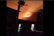 Curtiembres quemados en Ibagué 