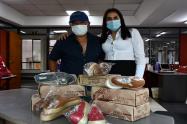 Donación zapatos Lotería del Tolima