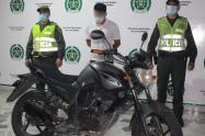 Moto robada en La Miel