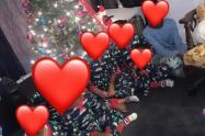 Nietos con pijamas