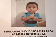 El niño lleva desaparecido desde el 2 de diciembre. 