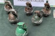 granadas de fragmentación 