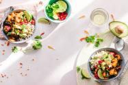 Alimentos saludables en una dieta
