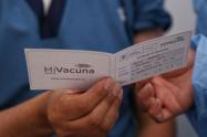 Carné de vacunación contra el coronavirus.