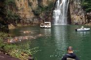 Accidente en lago de Furnas, Brasil
