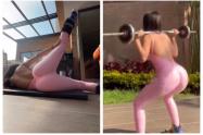 Luisa Fernanda W haciendo ejercicio