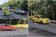 Trabajos en la Avenida Ambalá en Ibagué 
