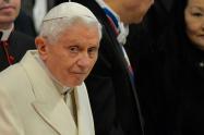 Papa emérito Benedicto XVI en el Vaticano