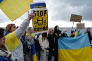 Protestas en Ucrania por invasión rusa