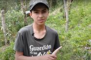 Niño campesino emprendedor