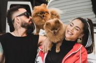 Greeicy y Mike Bahía