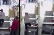 Trabajador cae en agujero por usar el celular