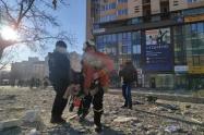 Edificio residencial fue atacado por Rusia