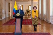 El presidente Duque sentó su posición en favor de Ucrania. También habló de la asistencia a los colombianos en Ucrania que buscan salir de ese país