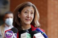 Íngrid Betancourt, candidata presidencial colombiana.