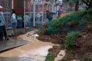 Deslizamiento barrio Augusto E. Medina