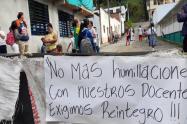 Protesta en escuela de Ibagué