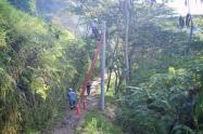 Instalación de luminarias por INFIbagué