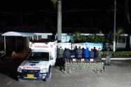 Incautan narcoambulancia que transportaba 100 kilos de base de coca en el surcolombiano