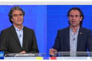 Sergio Fajardo y Federico Gutiérrez en El Gran Debate