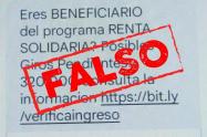 Falso mensaje de texto a nombre del Departamento de Prosperidad Social
