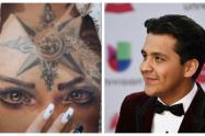 Nodal se borró tatuaje que tenía de los ojos de Belinda