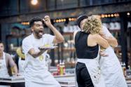 Beso en MasterChef