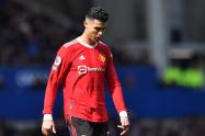 Cristiano Ronaldo jugando con el Manchester United