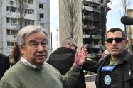 Antonio Guterres en Ucrania