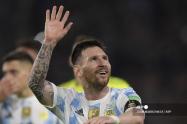 Lionel Messi, en su último partido de Eliminatorias en terriotrio argentino.