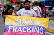 Marcha fracking Santander