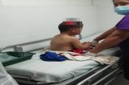 Niño herido por ataque de perro