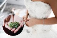 Novia droga a sus invitados con marihuana