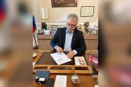 Presidente Iván Duque, firmó extradición de Otoniel 