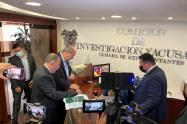 Senador Roy Barreras y Roosvelt Rodríguez 
