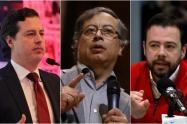 Carlos Fernando Galán, Gustavo Petro y Juan Manuel Galán