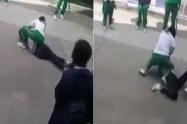 En video: Una estudiante trató de ahorcar y dejó inconsciente a otra en un colegio de Tapias