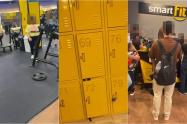 ¡Qué inseguridad! Robo masivo en el gimnasio Smart Fit de Multicentro