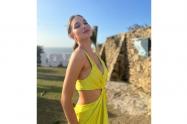 Valentina Espinosa, señorita Colombia 2021, en la playa