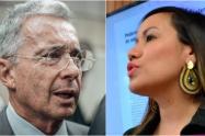 Álvaro Uribe y Carolina Corcho
