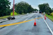 ¡Trágico accidente en el Tolima! Falleció motociclista en la vía Coyaima - Neiva