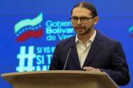Freddy Ñáñez, ministro de Comunicaciones de Venezuela