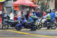 Mototaxistas calle 15 con carrera Tercera de Ibagué