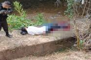 Muerto puñal en Melgar